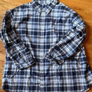 NWOT - Mens Ralph Lauren Plaid Button Up Shirt - Sz 4X